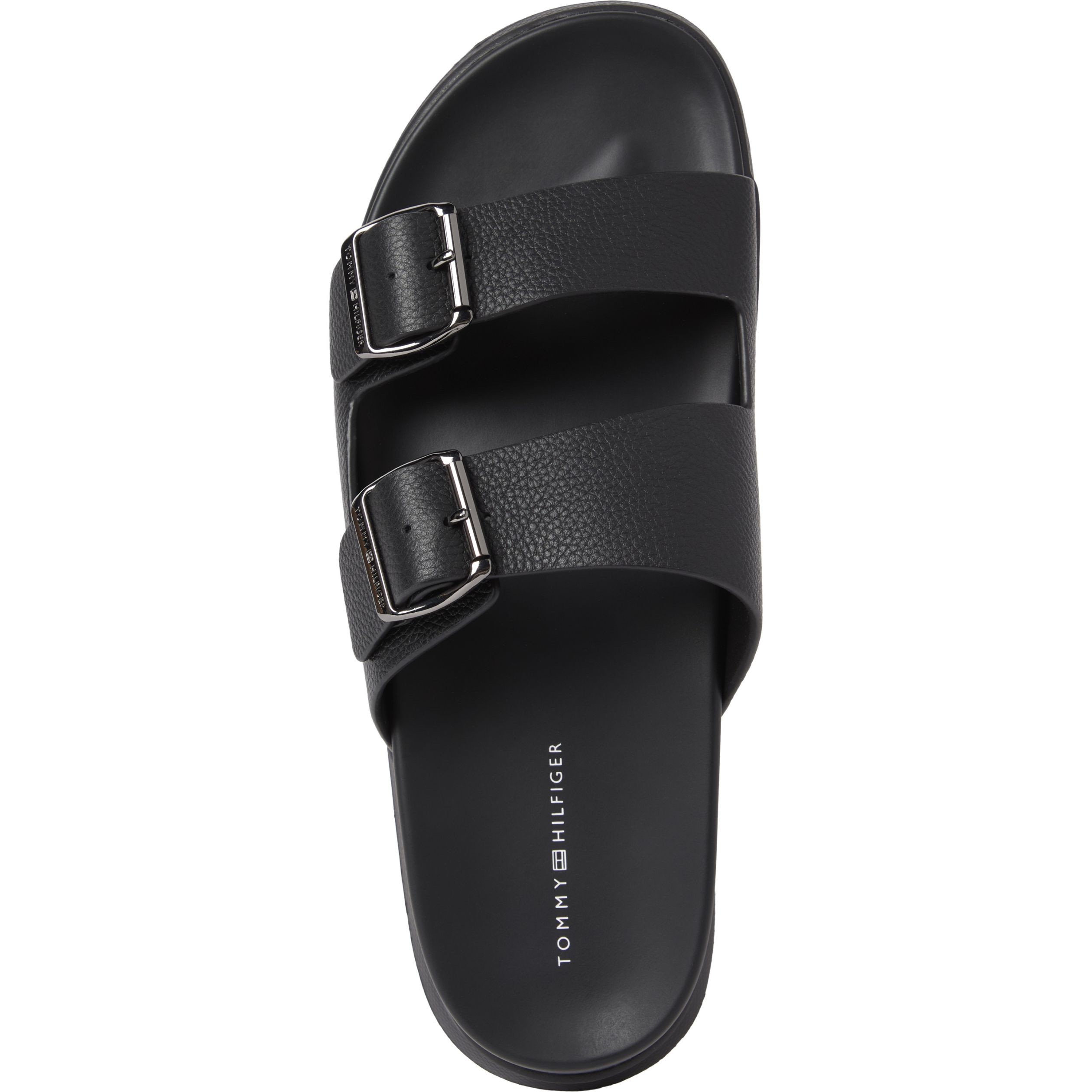 TOMMY HILFIGER Basutės vyrams, Juoda, Density flat sandals 3
