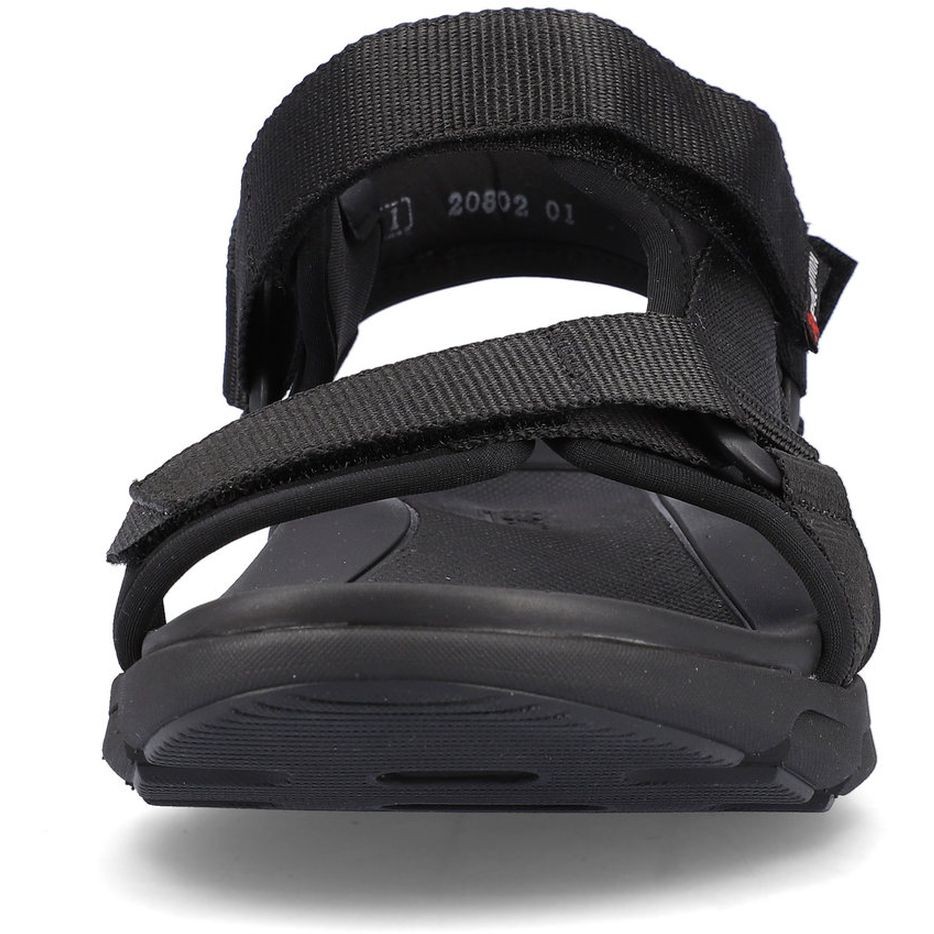 RIEKER Basutės vyrams, Juoda, SANDALS 8