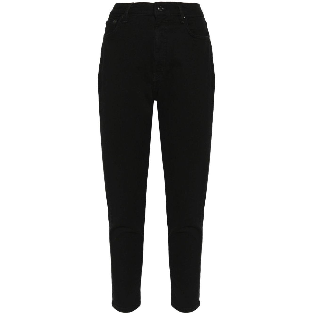 LAUREN RALPH LAUREN Aptempti džinsai moterims, Juoda, Hi rs sk ank ankle skinny