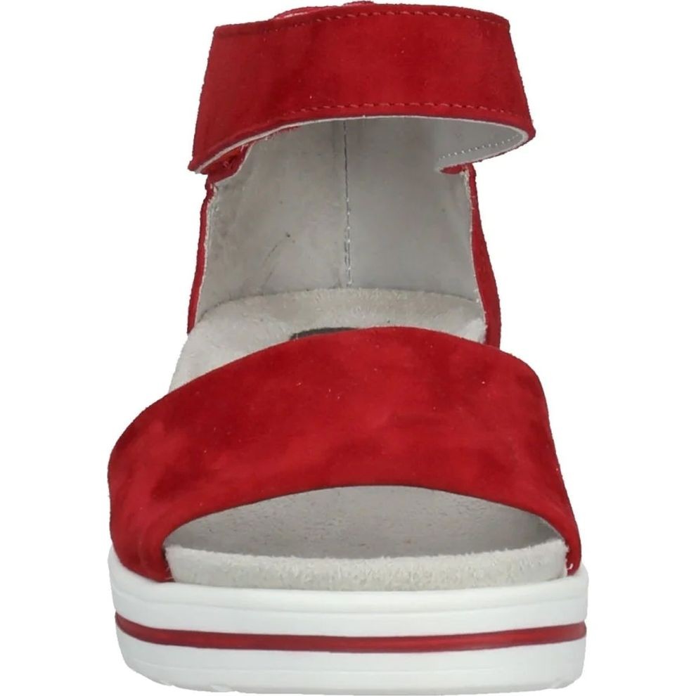 BAMA Basutės moterims, Raudona, SANDALS 4