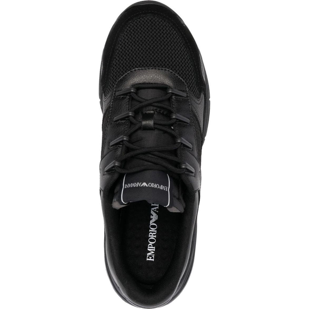 EMPORIO ARMANI Sportiniai bateliai vyrams, Juoda, Sneaker 4
