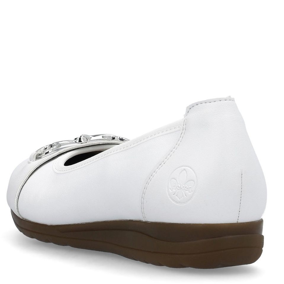 RIEKER Balerinos moterims, Balta, BALLERINAS 5