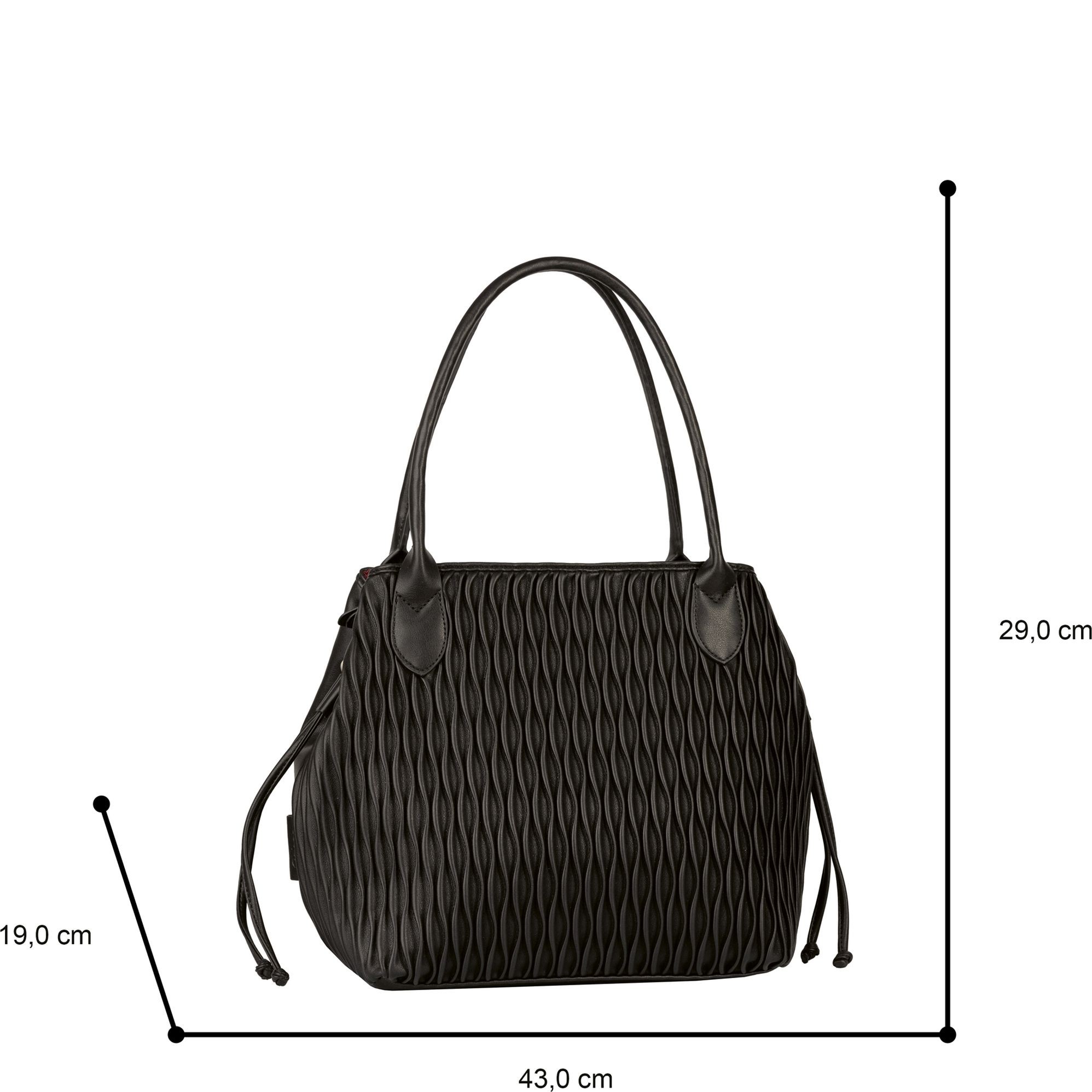 GABOR Pirkinių krepšys moterims, Juoda, Granada tote bag 5