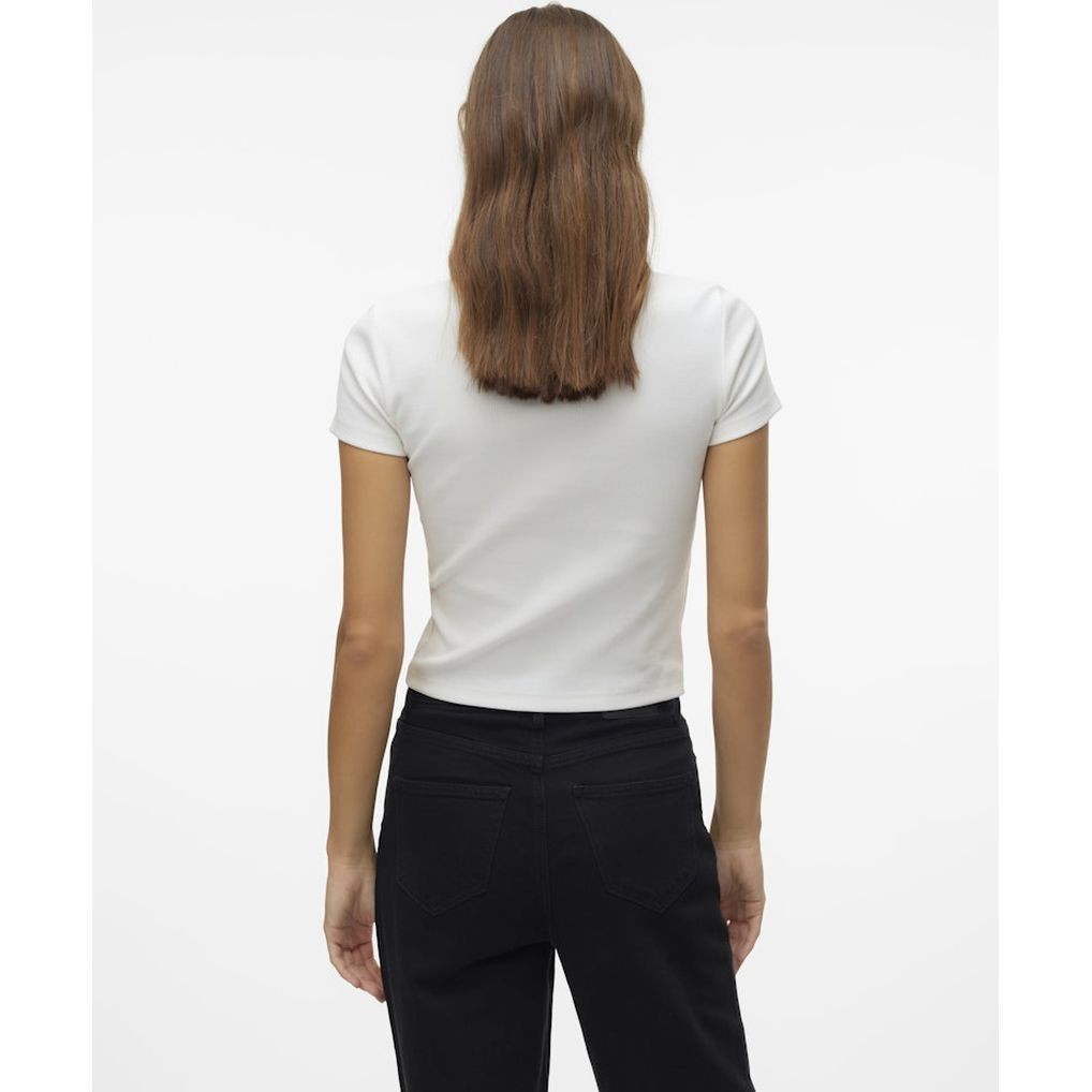 VERO MODA Marškinėliai moterims, Balta, Vmchloe t-shirts 2