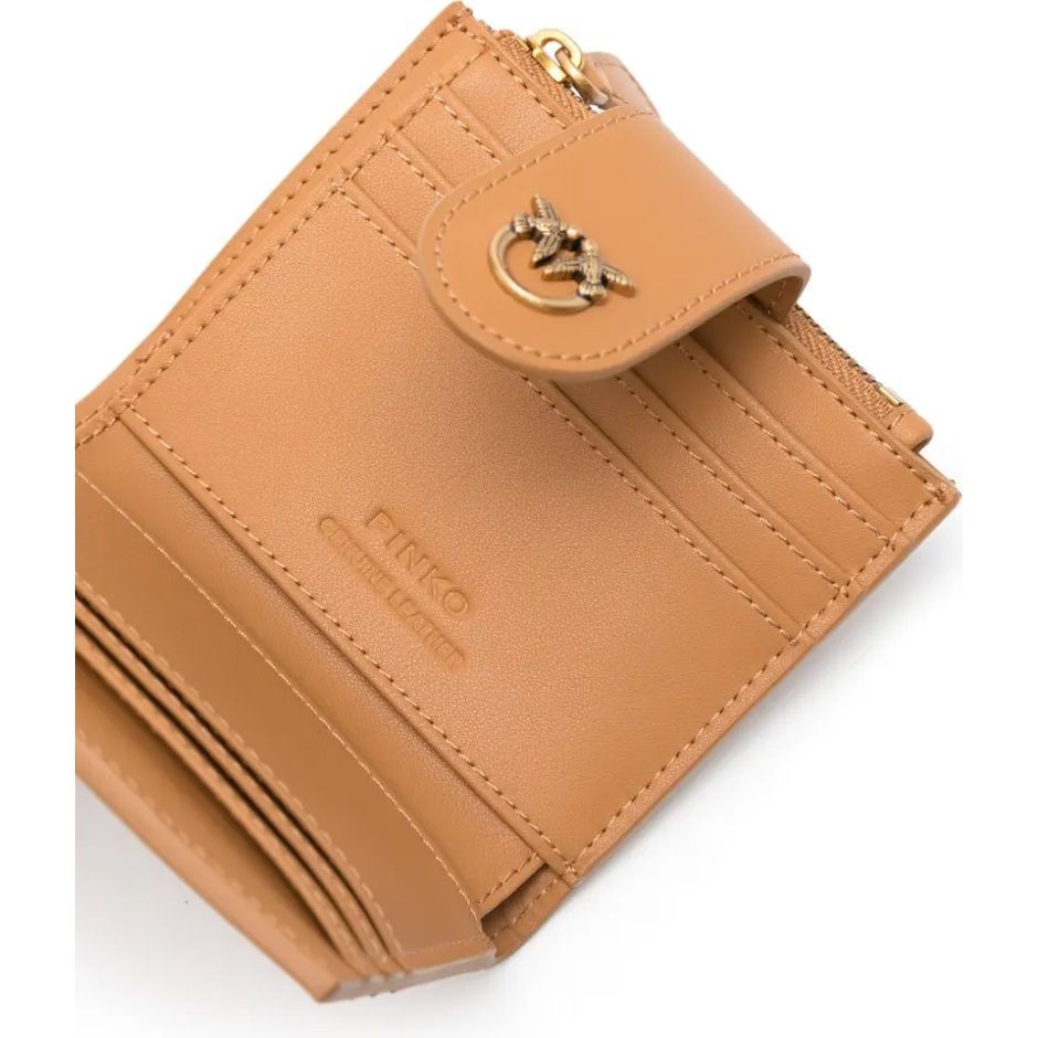 PINKO Piniginė moterims, Ruda, Multi purpose wallet 3