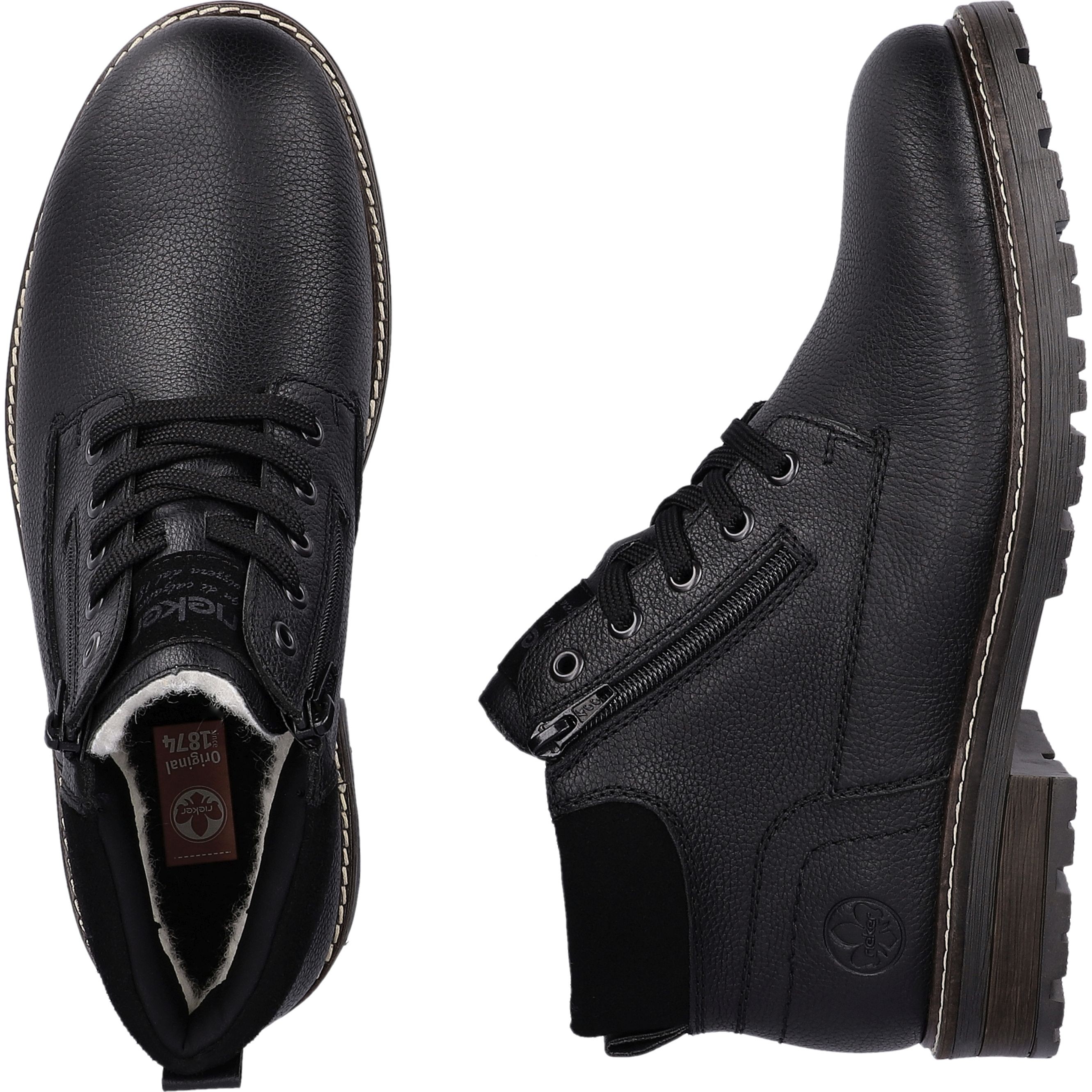 RIEKER Aulinukai vyrams, Juoda, BOOTIES 11