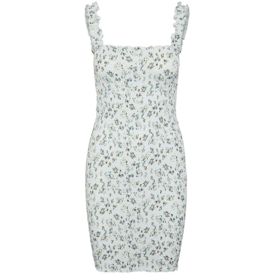 NOISY MAY Mini suknelė moterims, Mėlyna, NMLEA SMOCK STRAP SHO 1