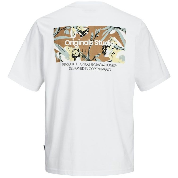 JACK & JONES Marškinėliai vyrams, Balta, Jorsequoia t-shirts 2