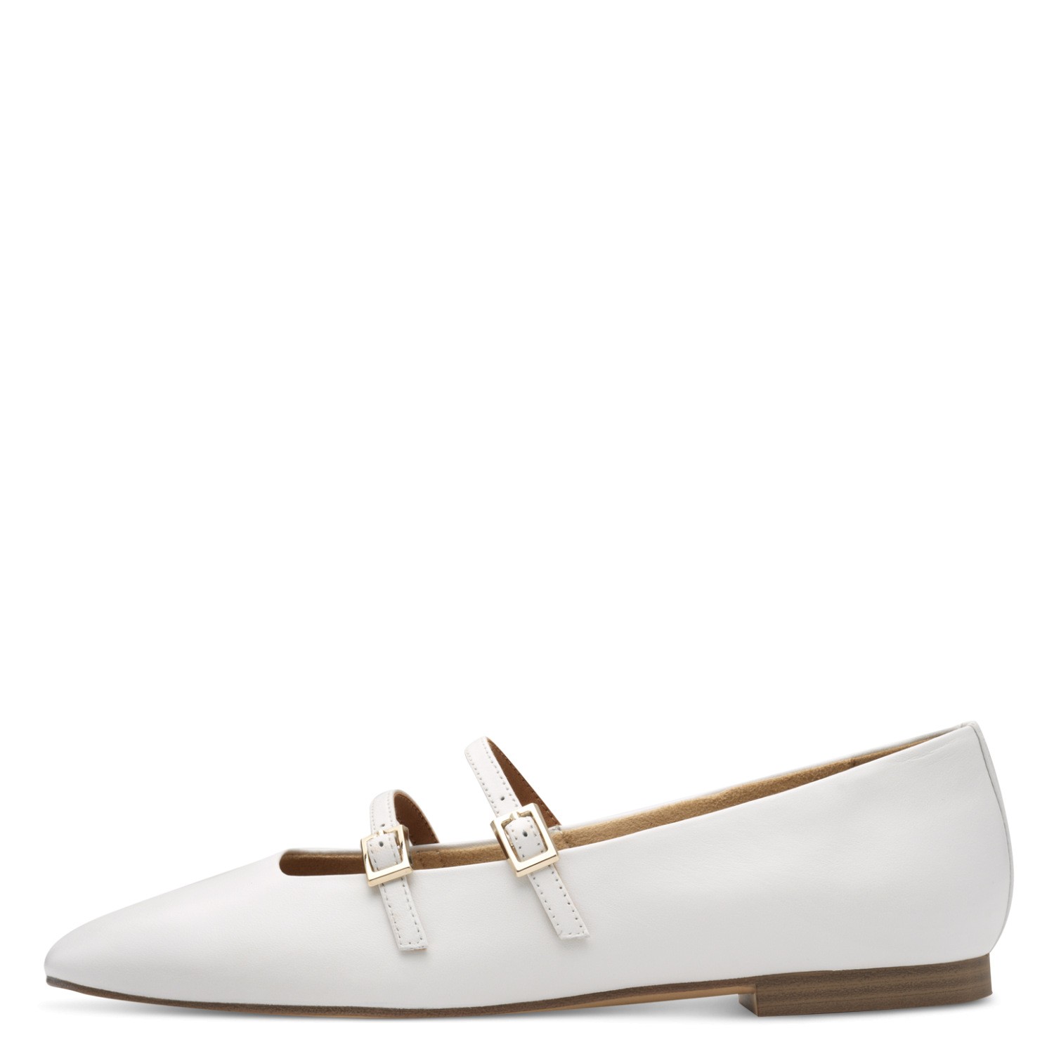 TAMARIS Balerinos moterims, Balta, Ballerinas 2