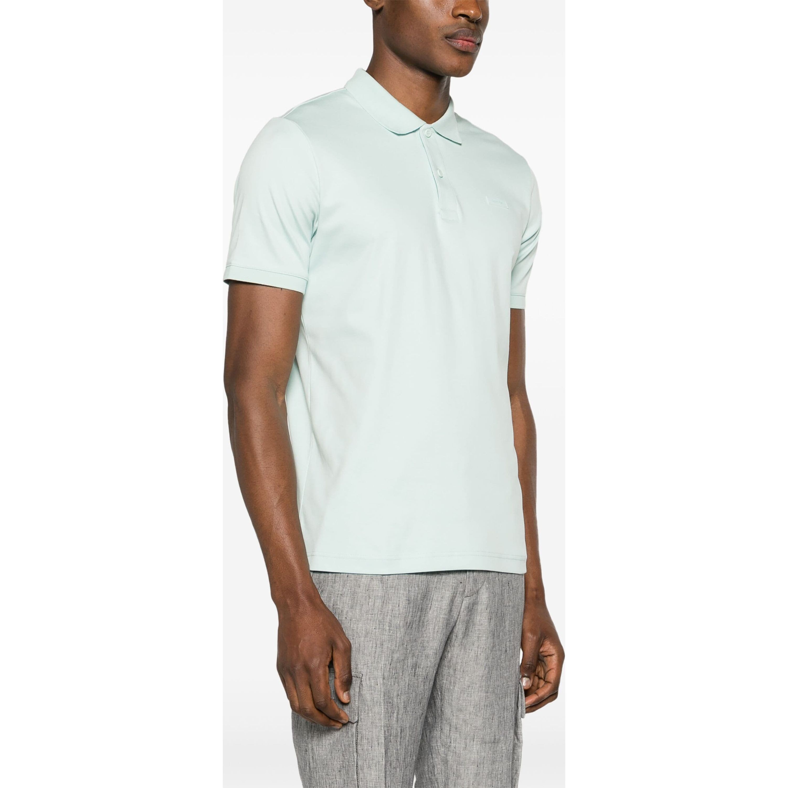 CALVIN KLEIN Polo marškiniai trumpos rank. vyrams, Mėlyna, S/s polo 2