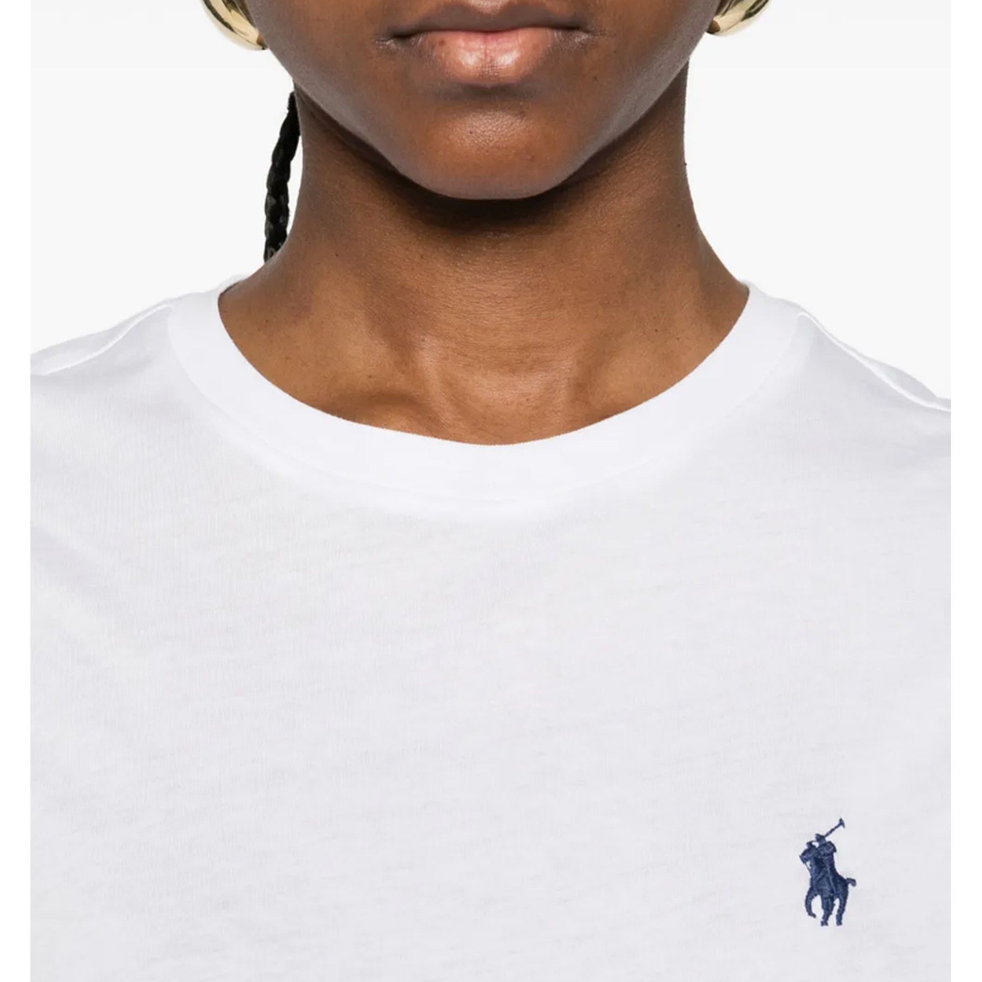 POLO RALPH LAUREN Marškinėliai trump. rankovėmis moterims, Balta, Knit-t-shirt 4