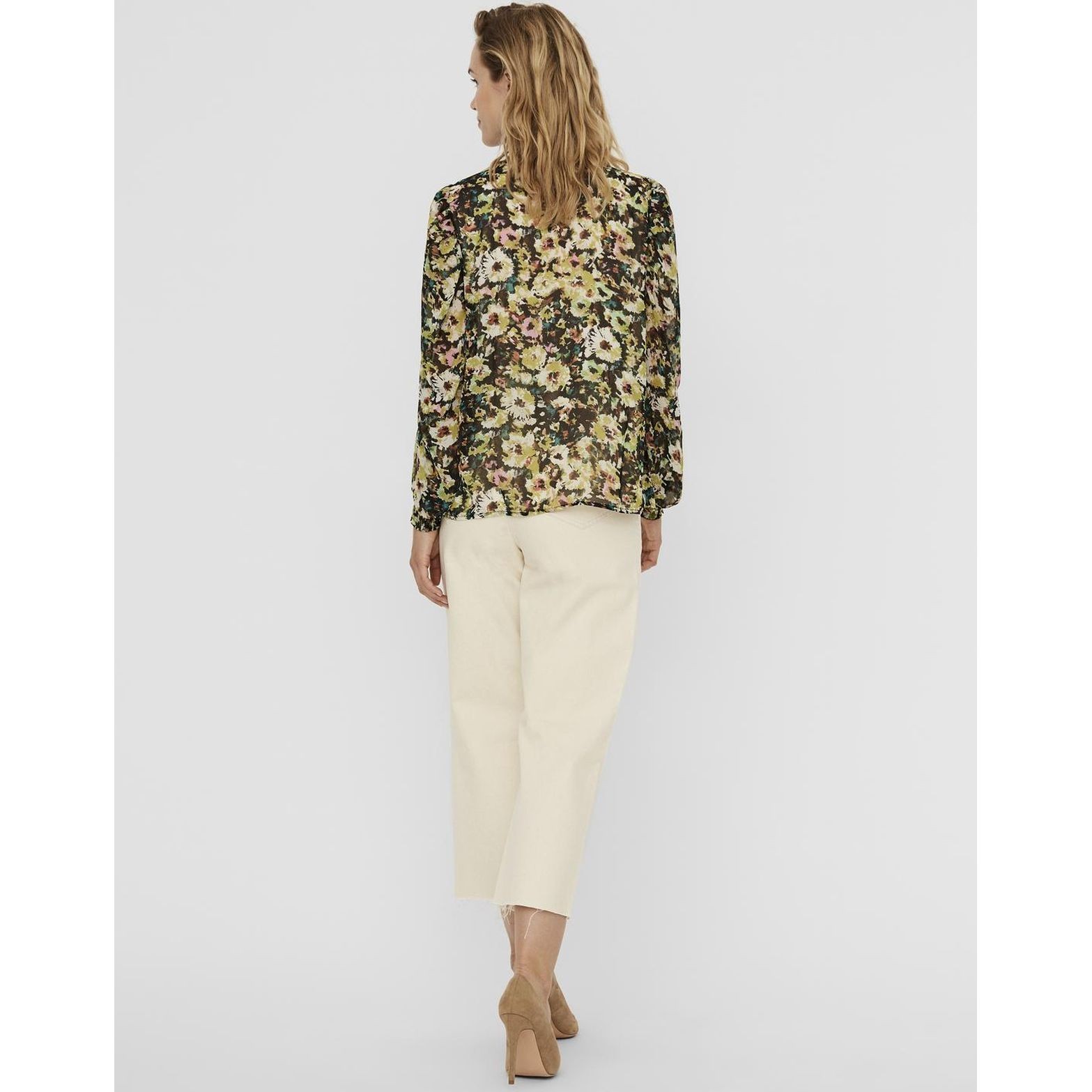 VERO MODA Palaidinės moterims, Geltona, VMNILLA LS HIGHN 4