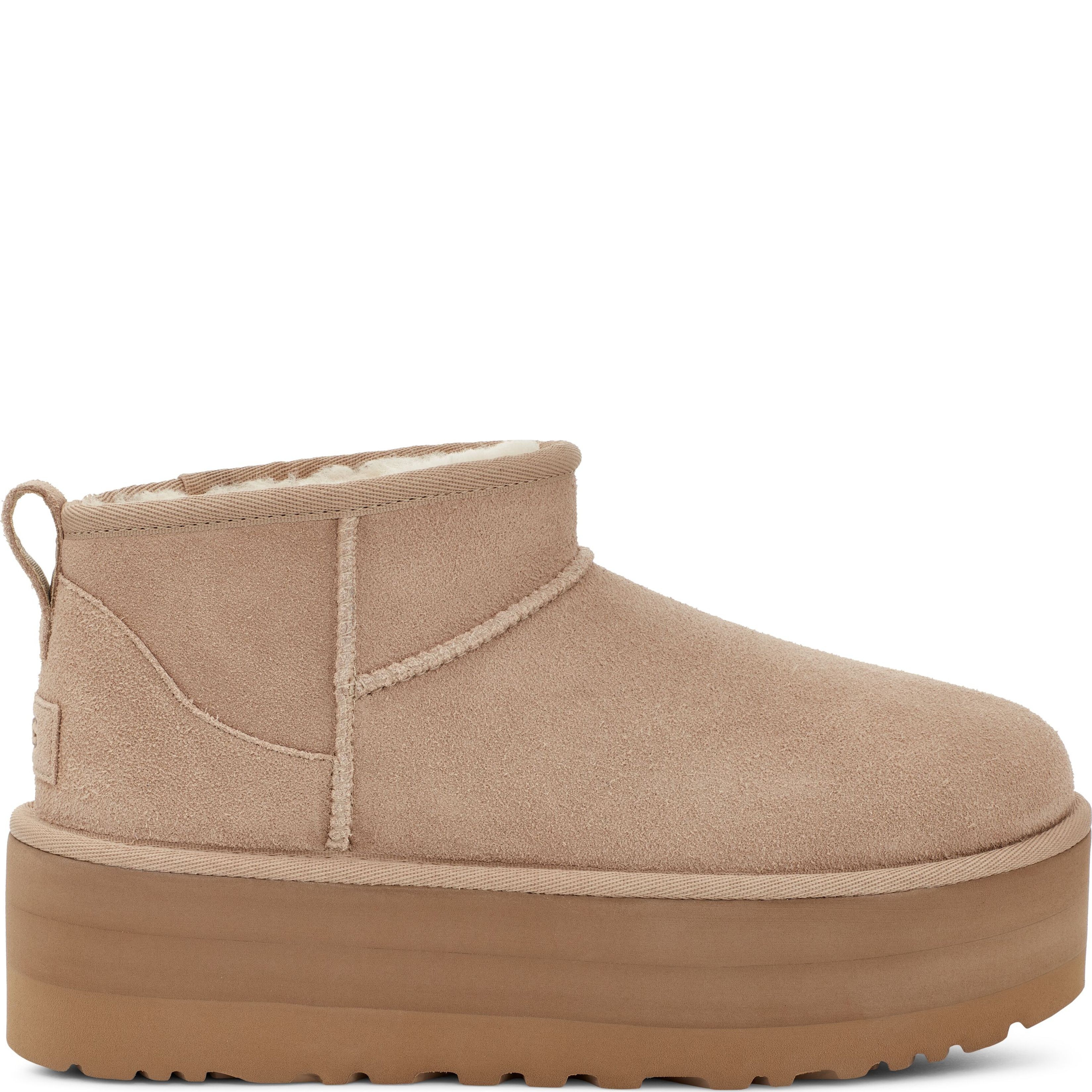 UGG Pašiltinti auliniai moterims, Smėlio, Classic ultra mini warm boots 7