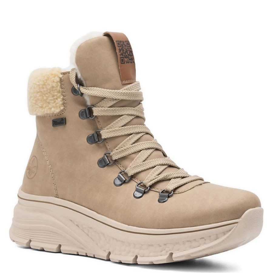 RIEKER Aulinukai moterims, Smėlio, Booties 1
