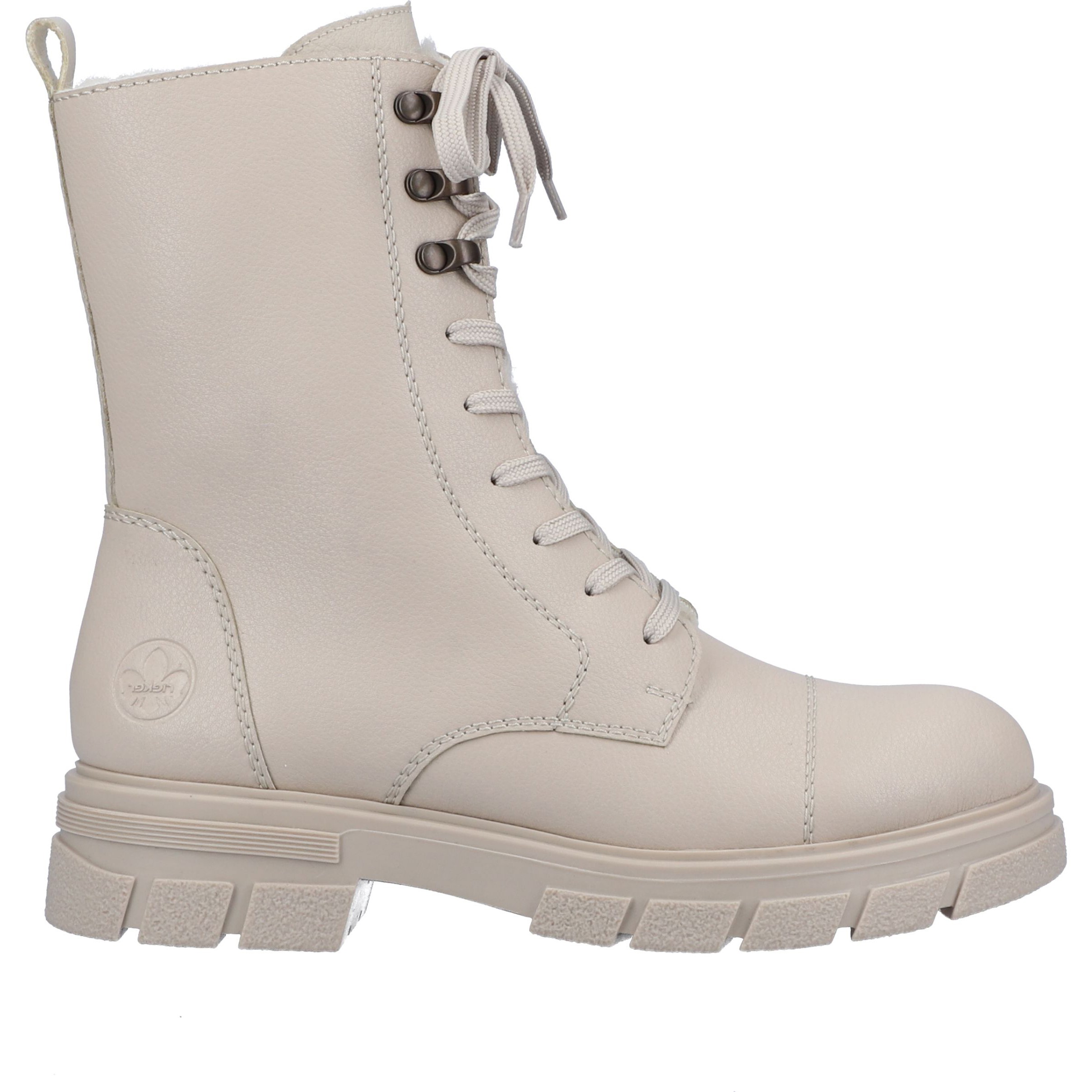 RIEKER Aulinukai moterims, Smėlio, BOOTIES 2