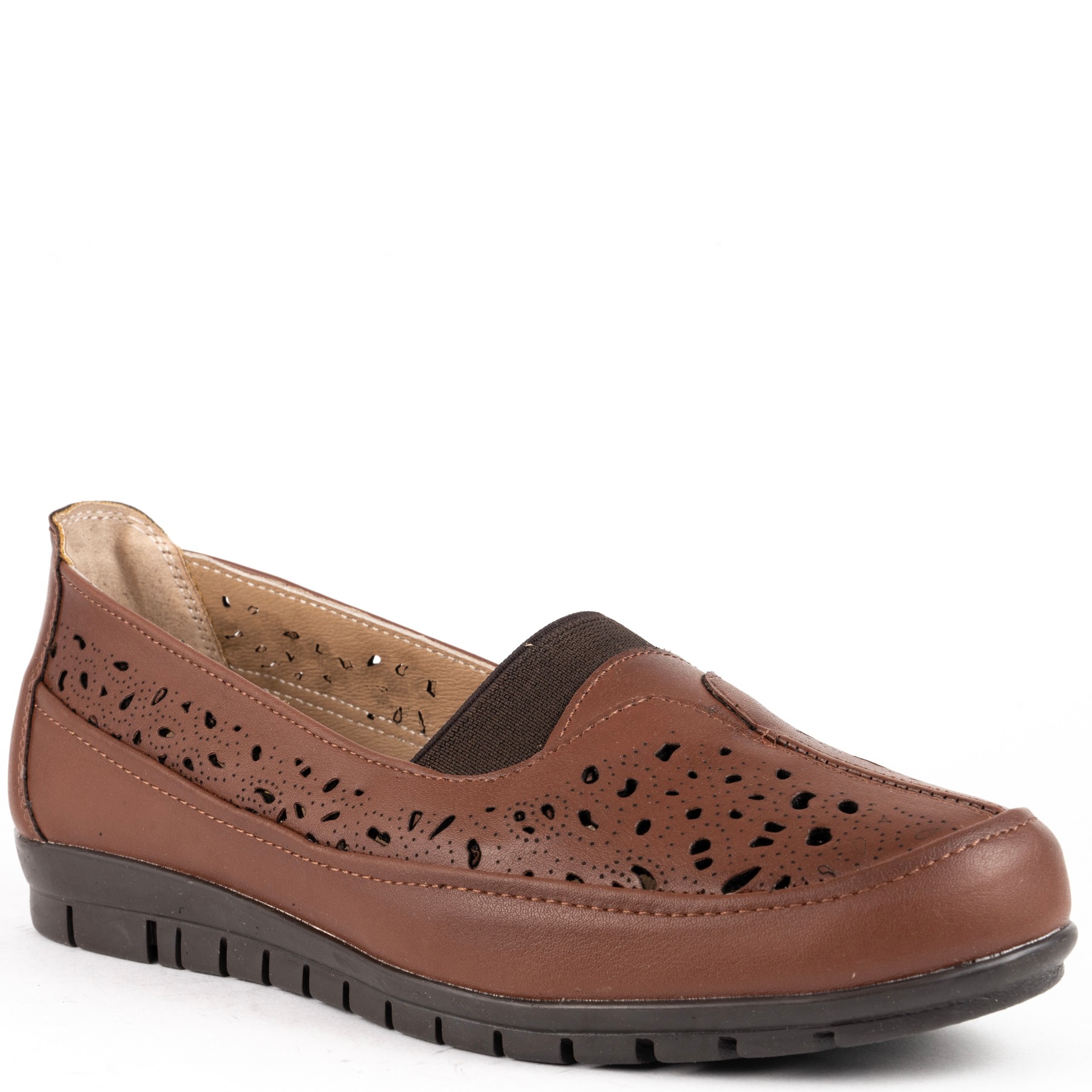 LA CONTE Loaferiai moterims, Ruda, Loafers 1