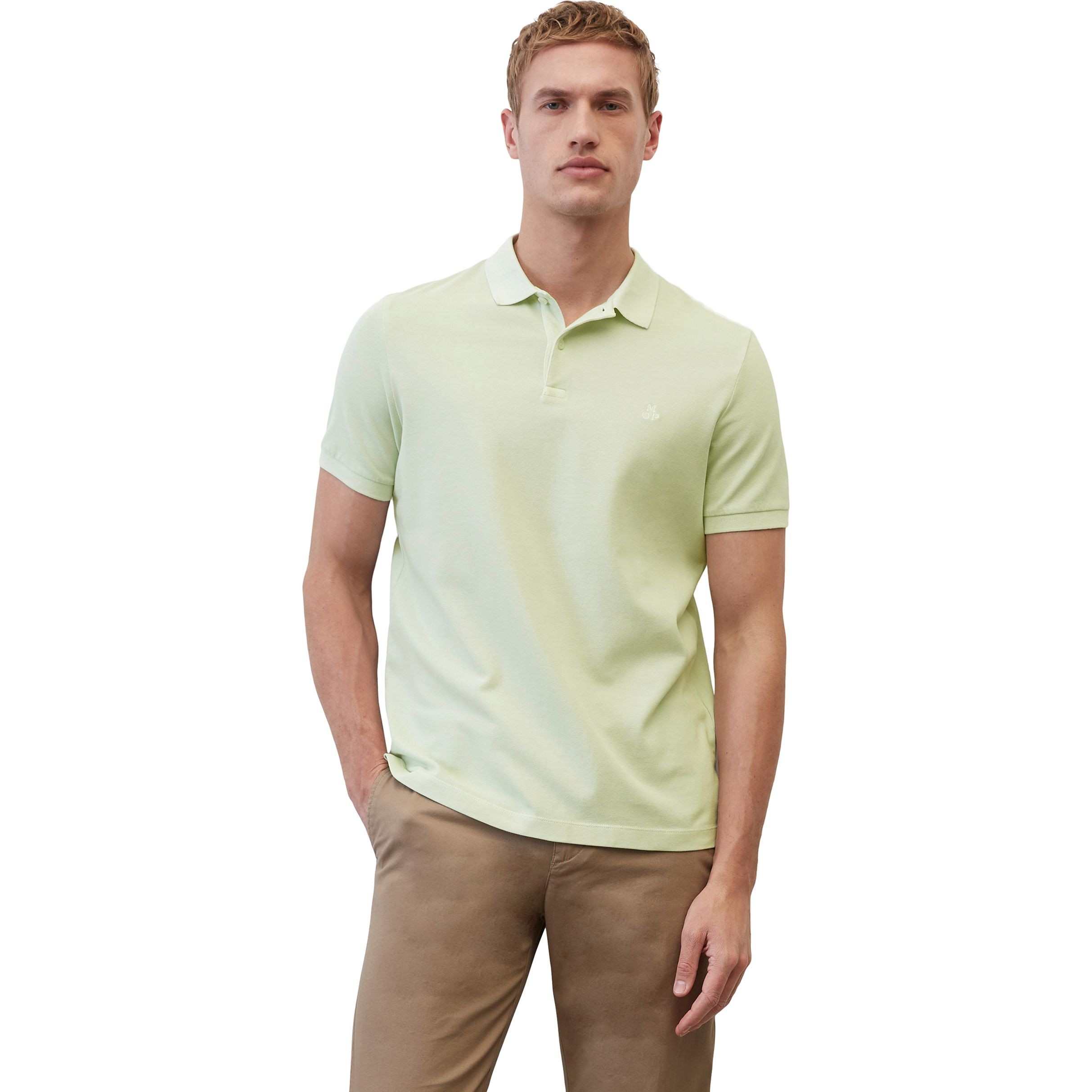 MARC O'POLO Polo marškiniai trumpos rank. vyrams, Žalia 2