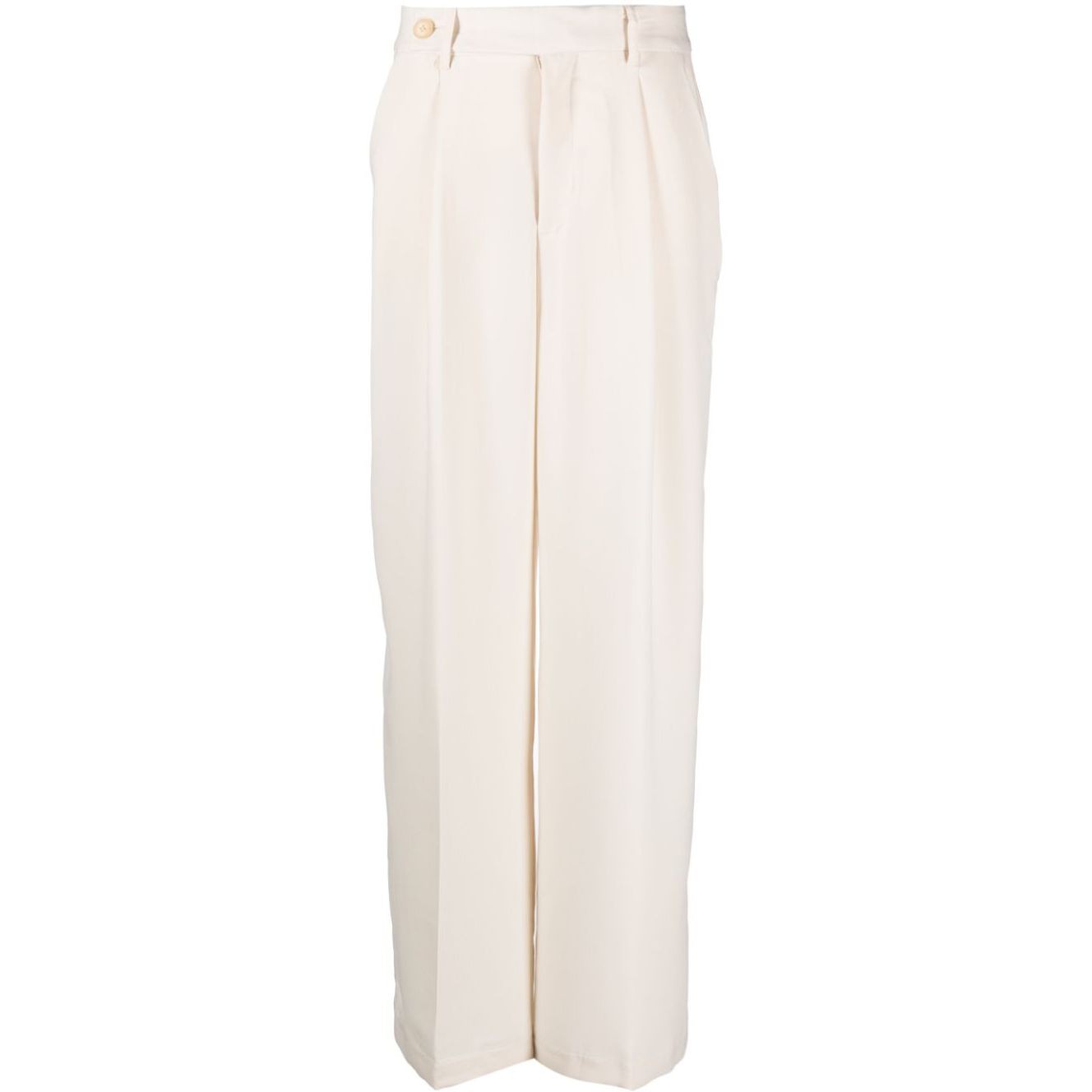 DKNY Laisvalaikio kelnės moterims, Kūno, Wide leg crepe trousers 1