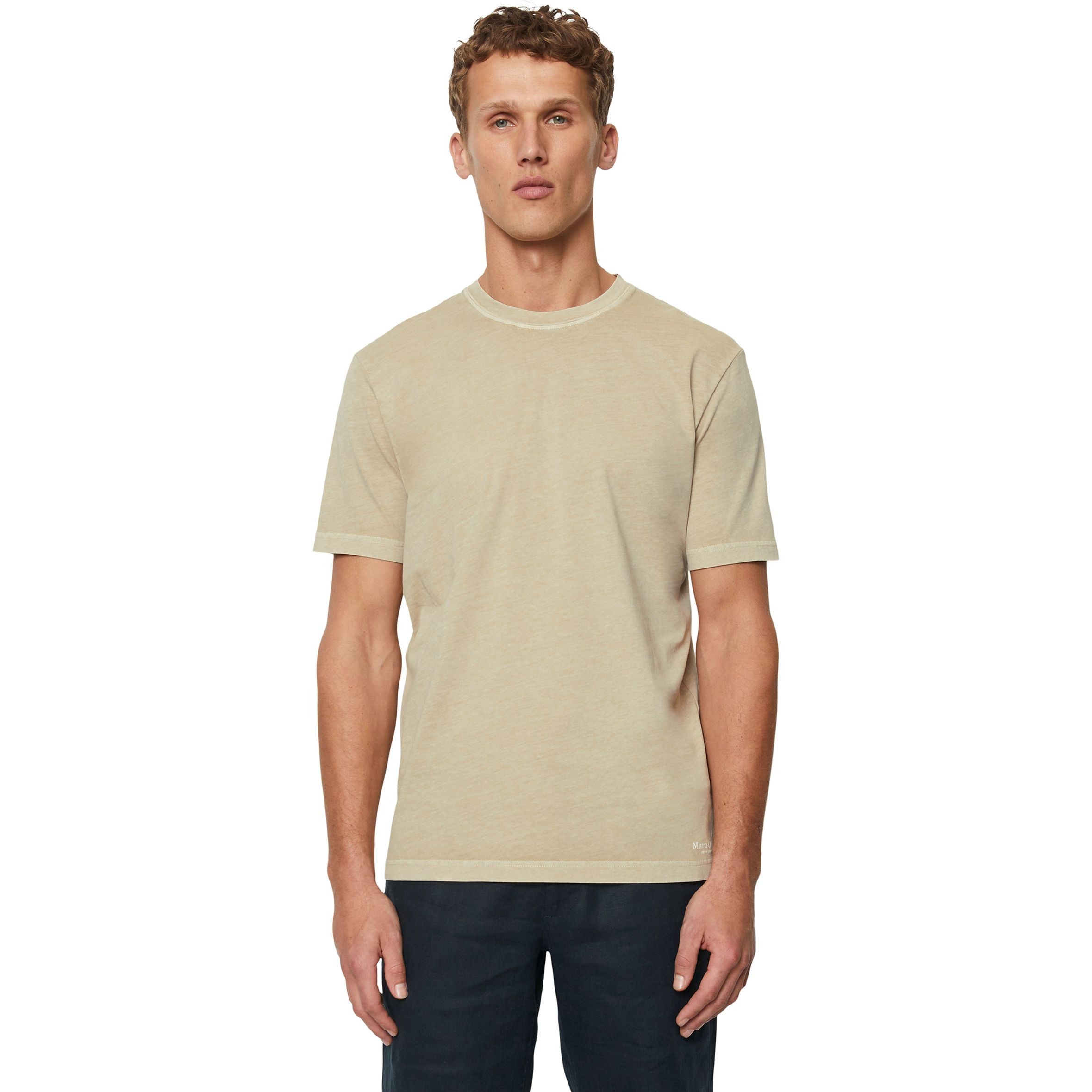 MARC O'POLO Marškinėliai vyrams, Smėlio 2