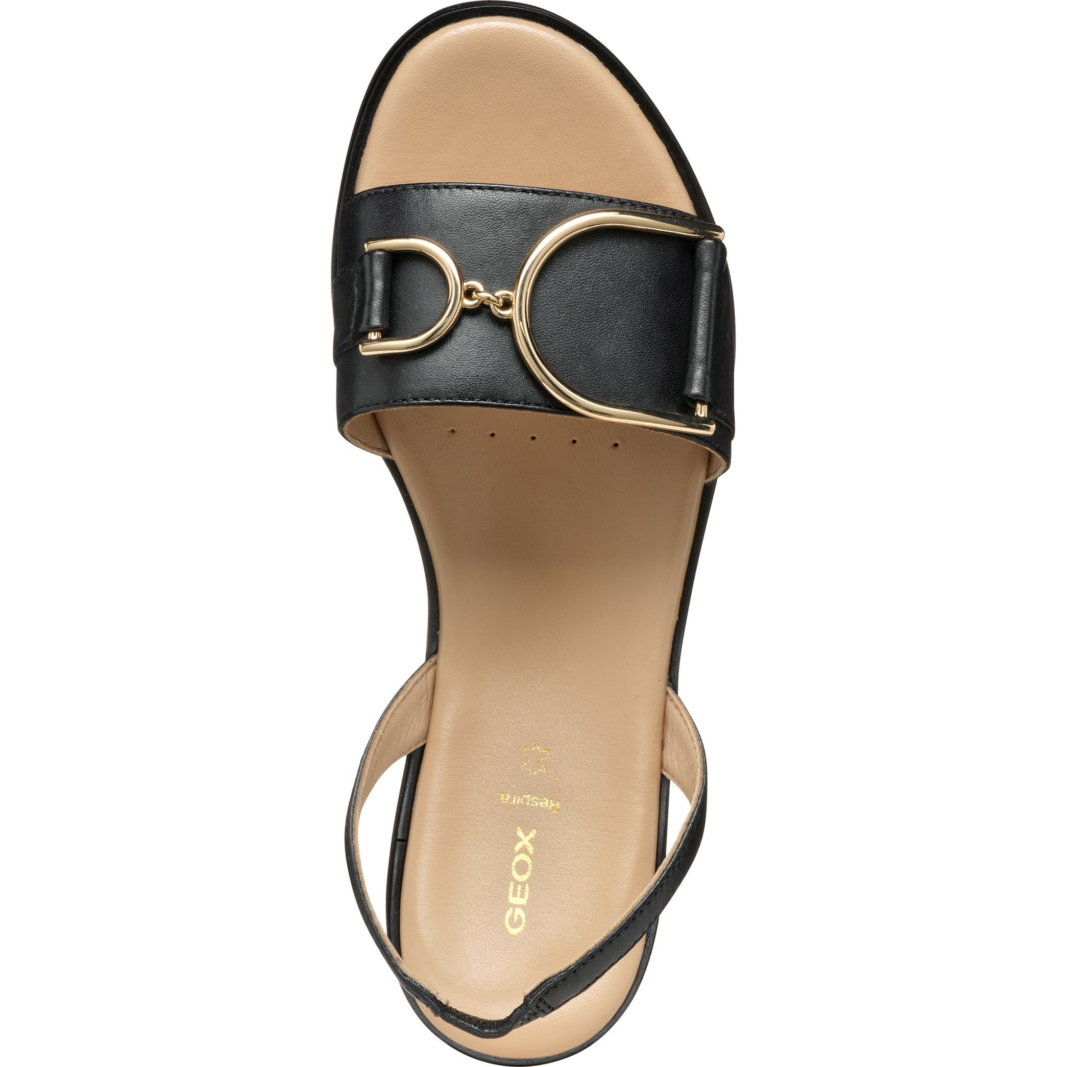 GEOX Basutės moterims, Juoda, Naileen sandals 4