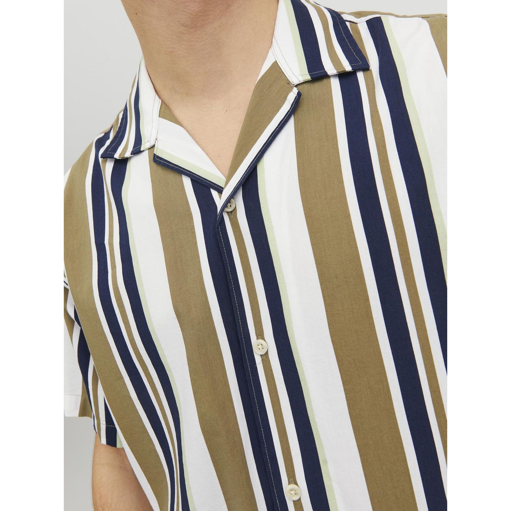 JACK & JONES Marškiniai vyrams, Žalia, JPRBLATROPIC RE 4