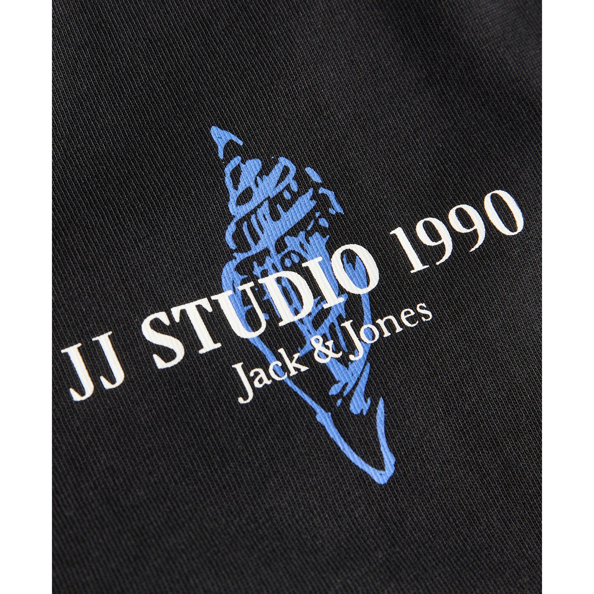 JACK & JONES Marškinėliai vyrams, Juoda, Corals 3