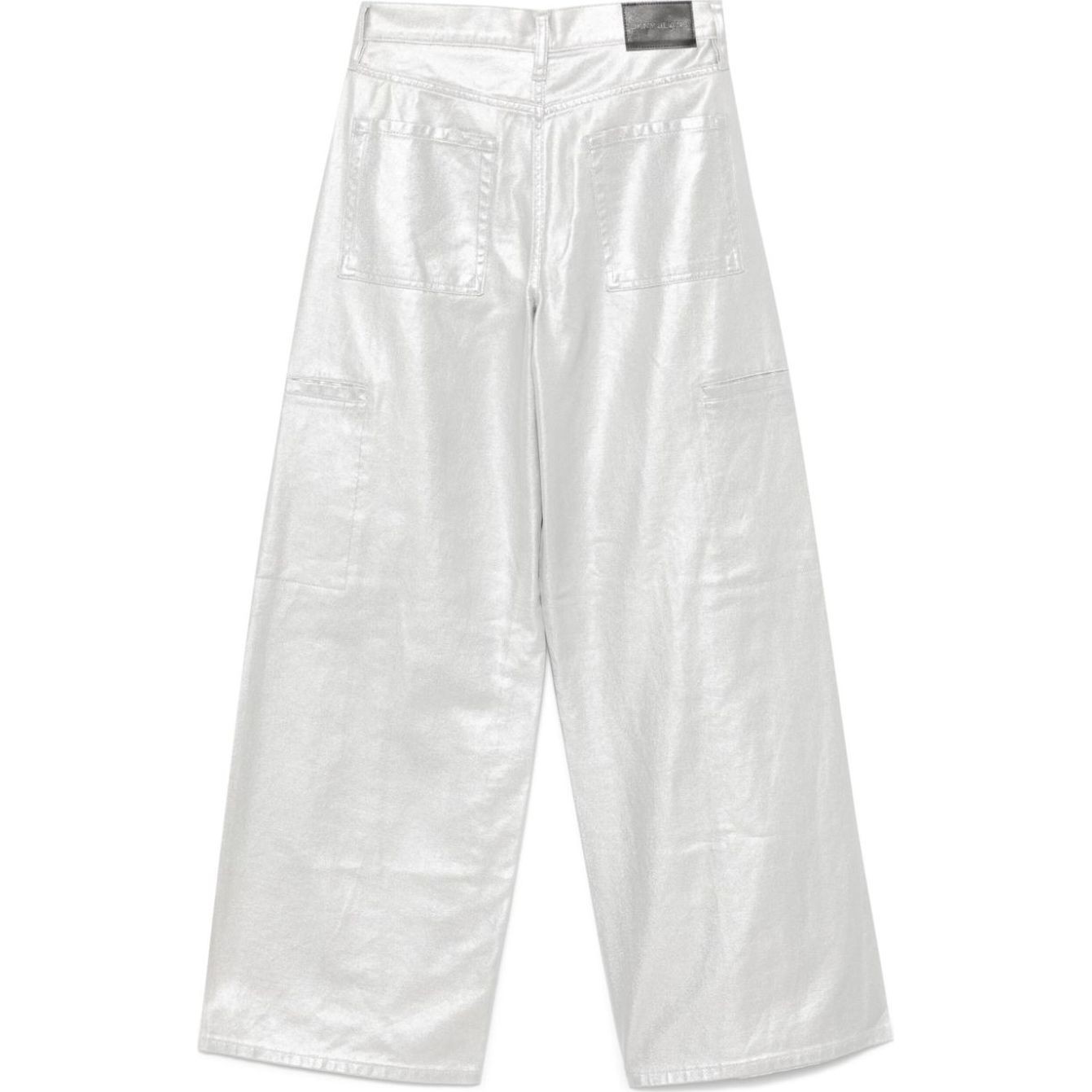 DKNY Kelnės moterims, Sidabrinė, High rise clean carg 2