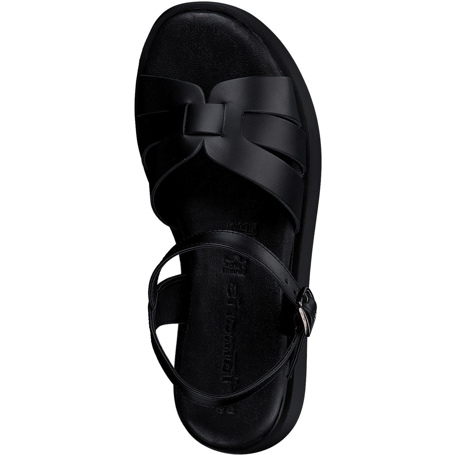 TAMARIS Basutės moterims, Juoda, SANDALS 5