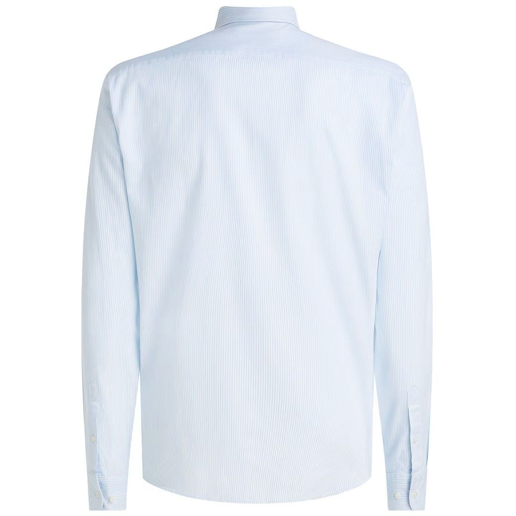 TOMMY HILFIGER Marškiniai ilgomis rankovėmis vyrams, Mėlyna, Cl-w oxford stripe rf shirt 2