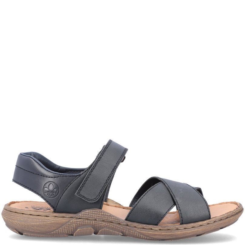 RIEKER Basutės vyrams, Mėlyna, SANDALS 2