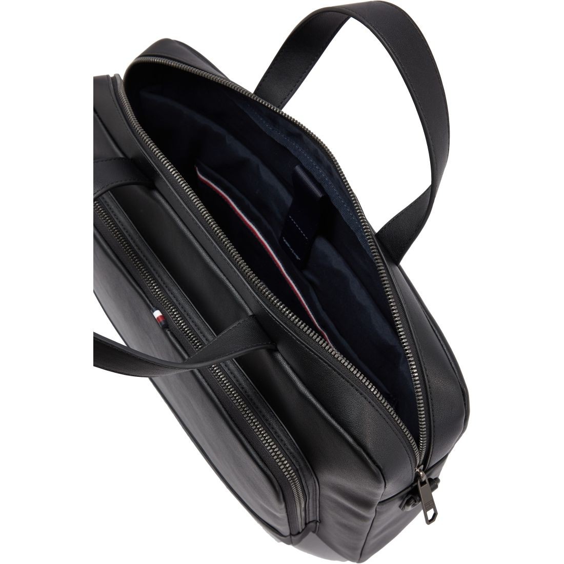 TOMMY HILFIGER Dėklas kompiuteriui vyrams, Juoda, Essential slim computer bag 5