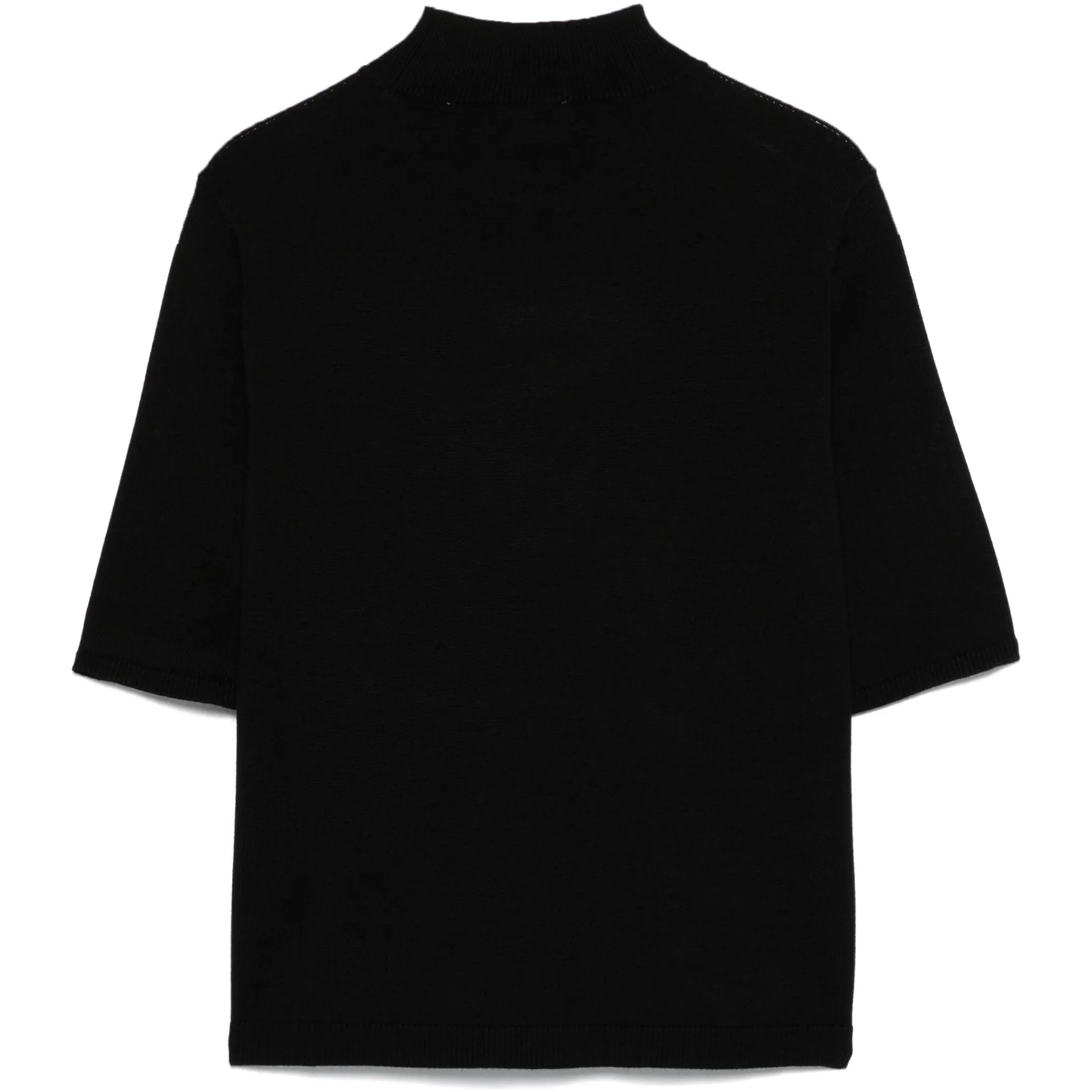 DKNY Megztinis moterims, Juoda, MOCK NECK LOGO SWEATER 2