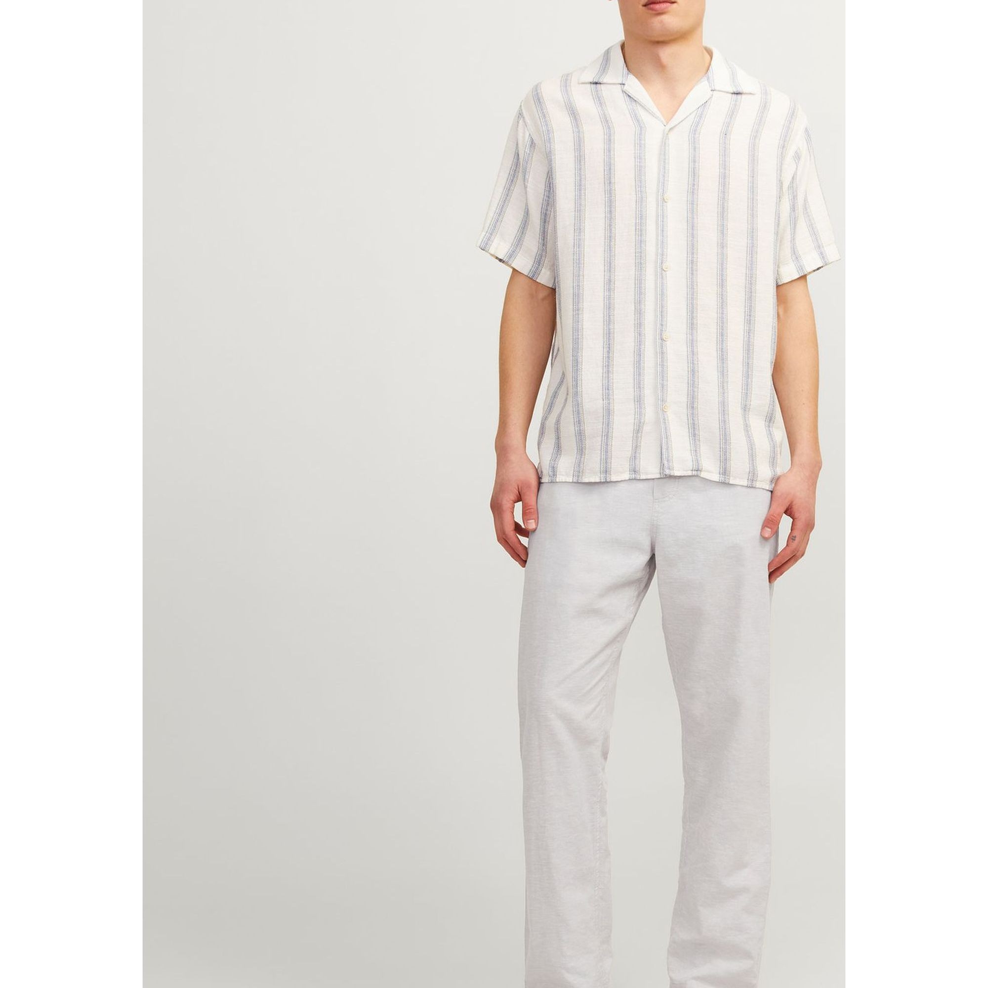 JACK & JONES Kelnės vyrams, Smėlio, Kane summer linen 5