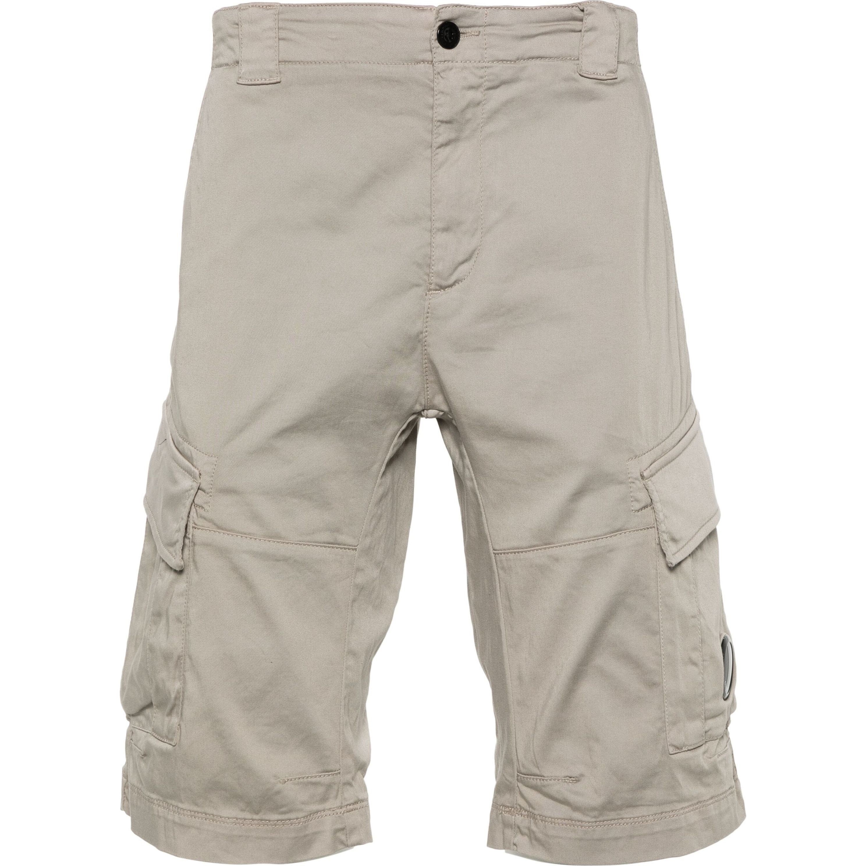 C.P. COMPANY Šortai vyrams, Rožinė, Stretch sateen cargo shorts