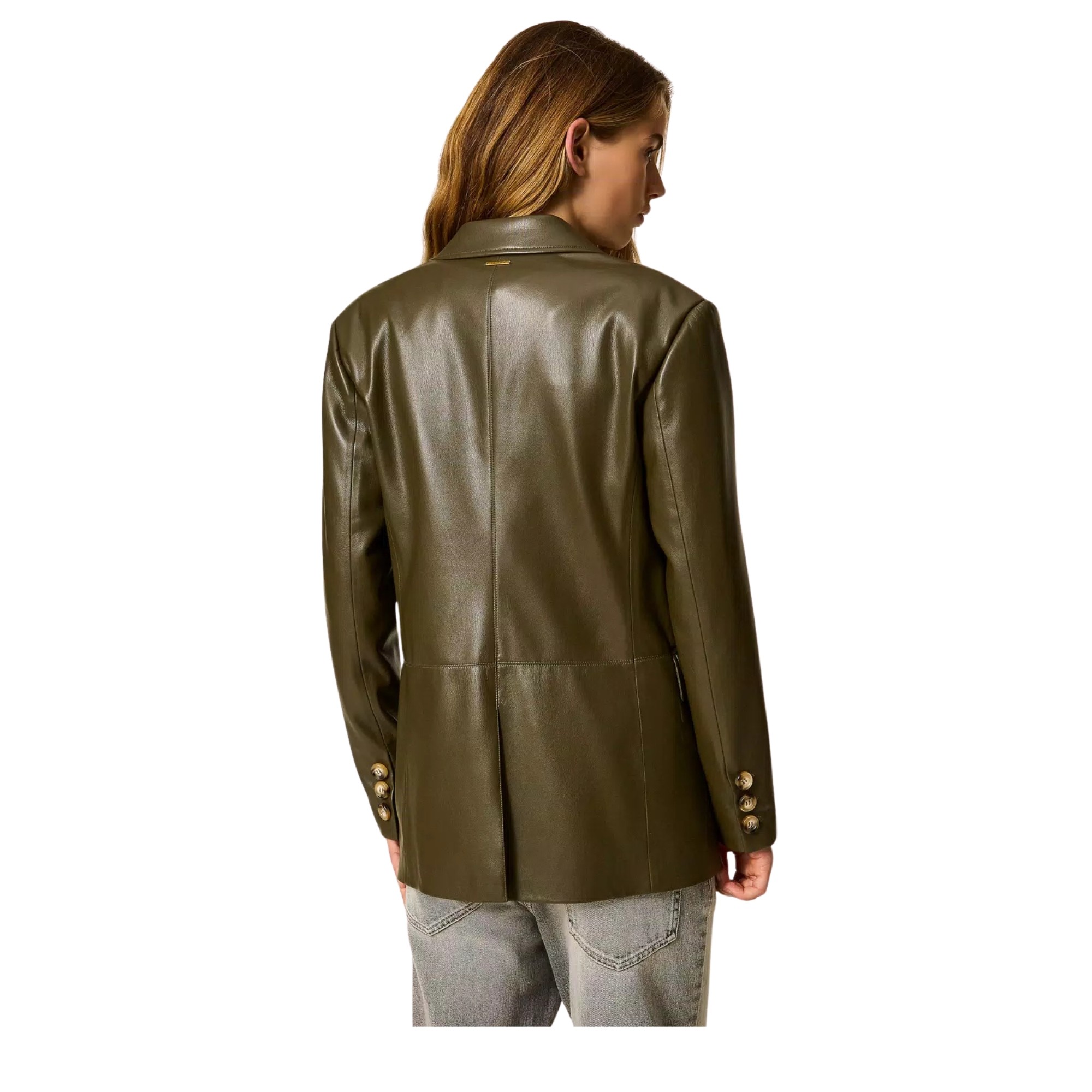 TWINSET Švarkas moterims, Žalia, Blazers 3