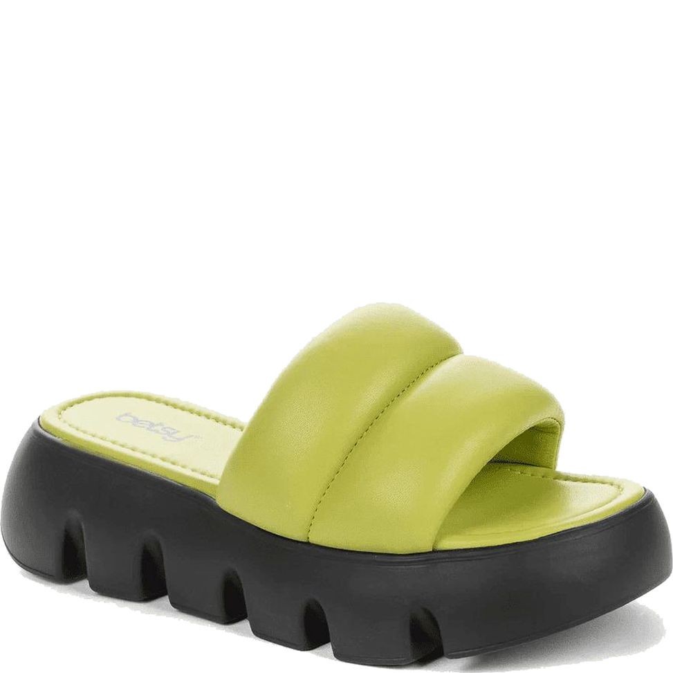 BETSY Šlepetės moterims, Žalia, Slippers, BETSY 1