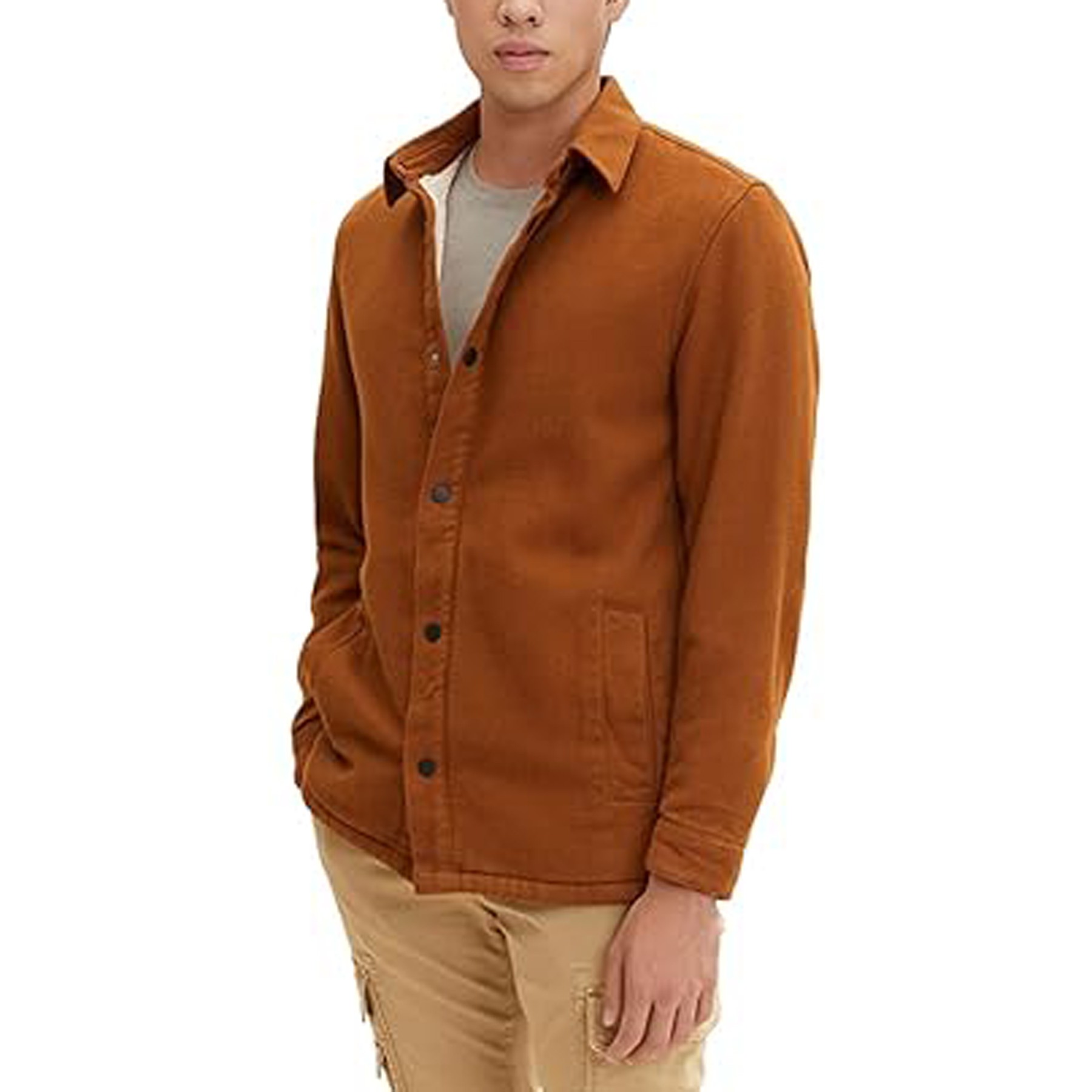 TOM TAILOR Paltas vyrams, Ruda, Paltas 2