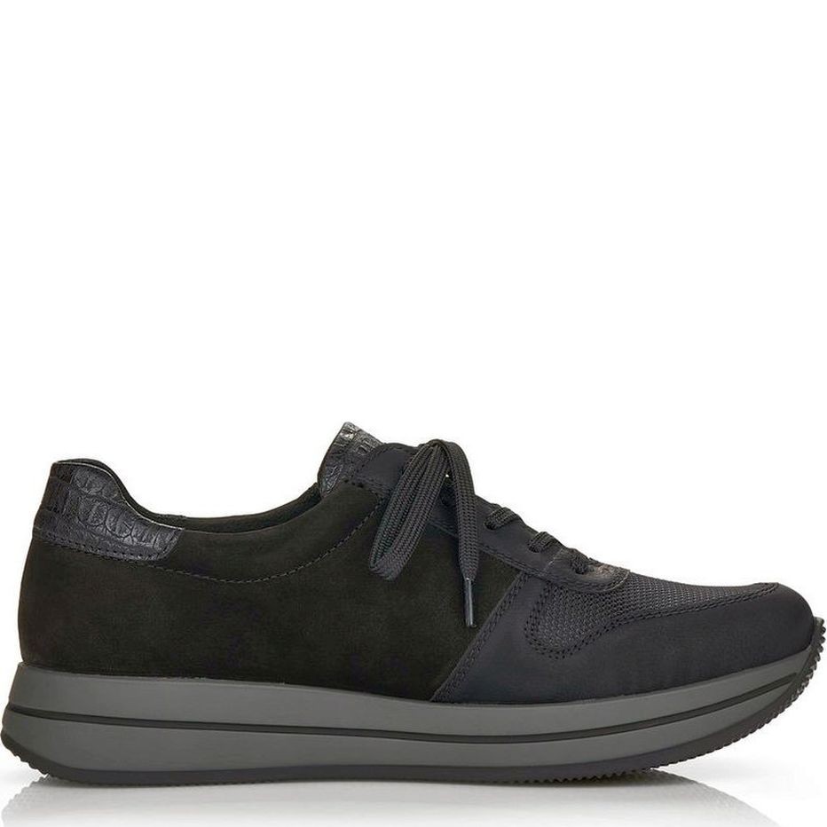 RIEKER Sportiniai bateliai moterims, Juoda, SPORT SHOE 3