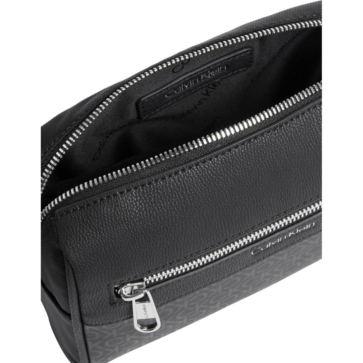 CALVIN KLEIN Kosmetinė vyrams, Juoda, Elevated washbag 3