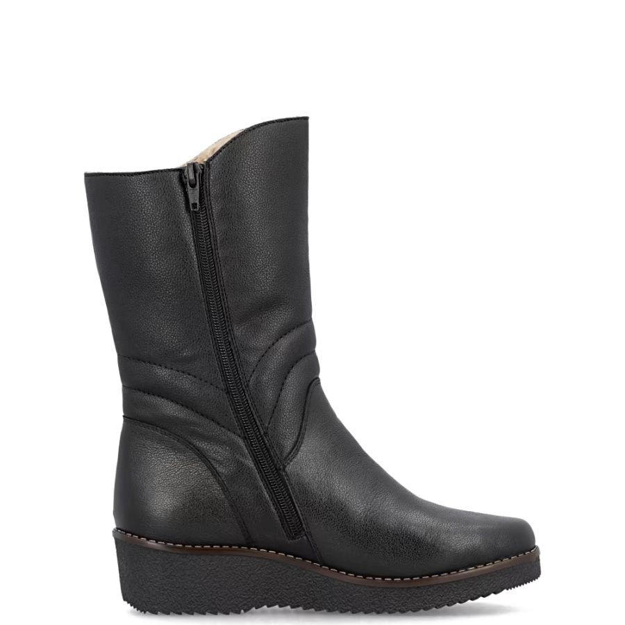 RIEKER Aulinukai moterims, Juoda, Booties 3
