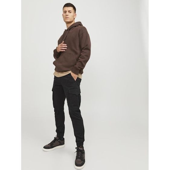 JACK & JONES Kelnės vyrams, Juoda, JPSTPAUL JJFLAKE AKM 8
