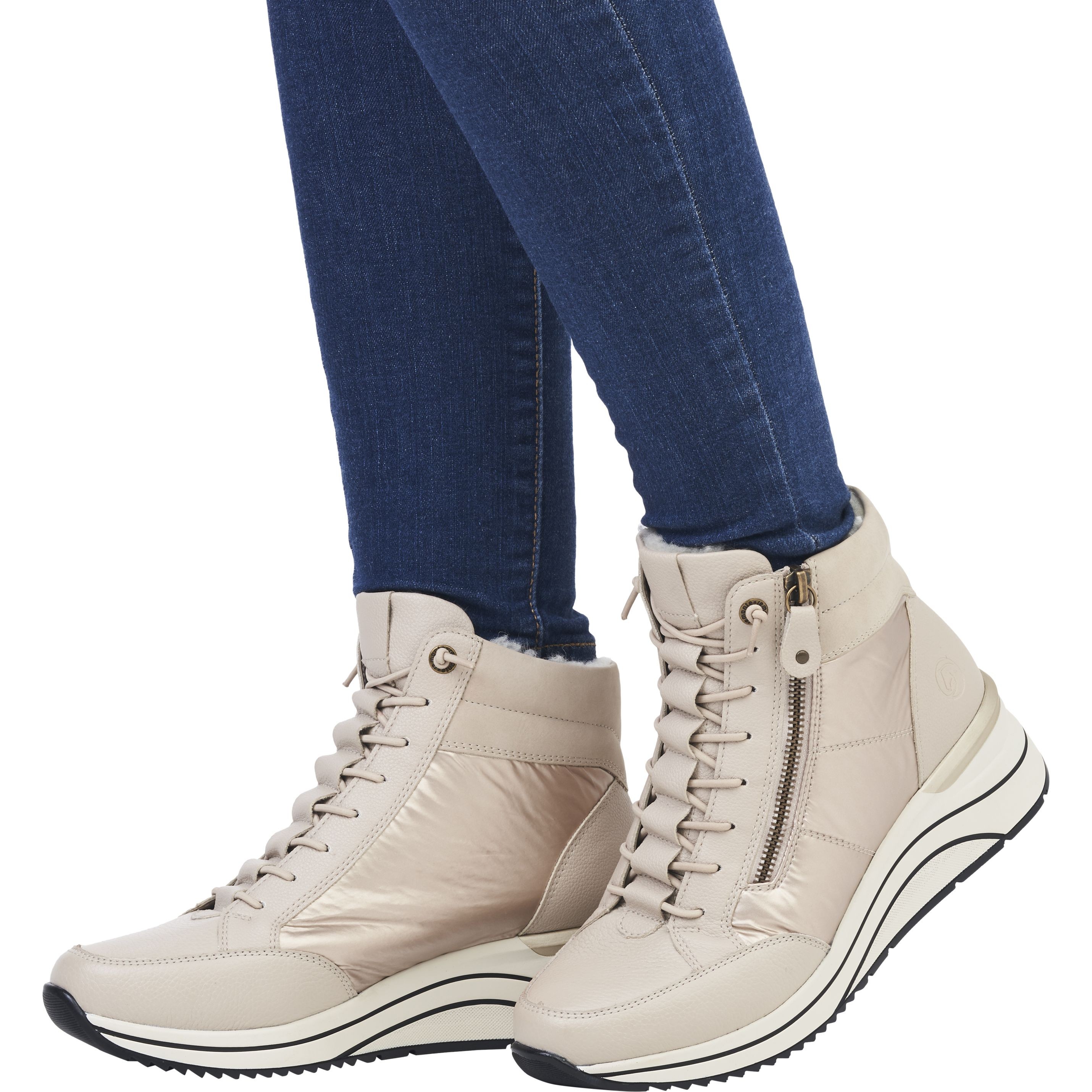 REMONTE Aulinukai moterims, Smėlio, BOOTIES 2