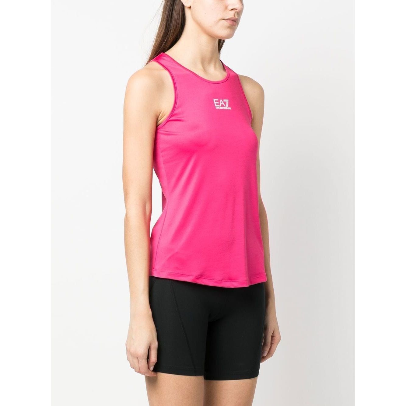 EA7 Marškiniai be rankovių moterims, Rožinė, Tank 3