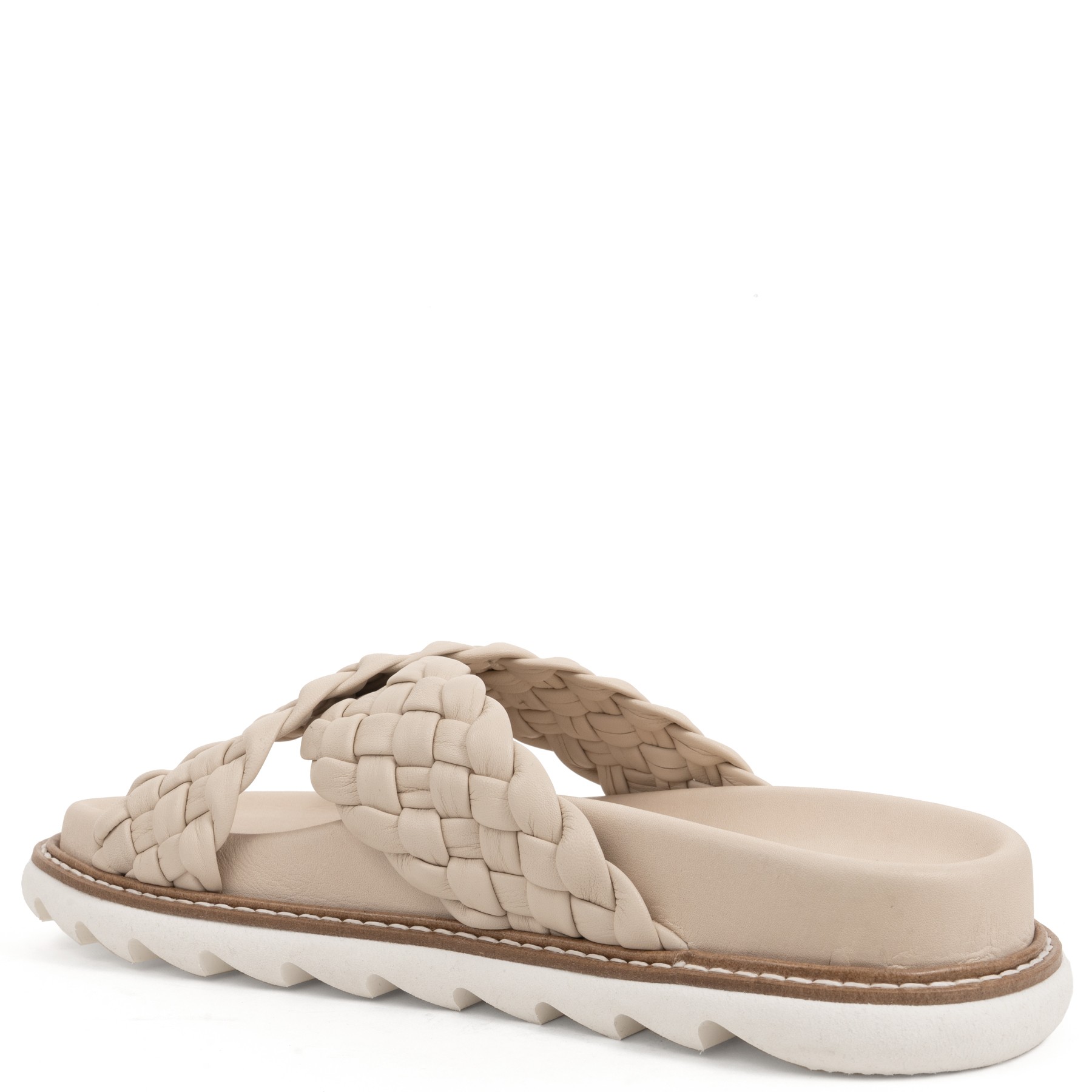 SERGIO MORETTI Klumpės moterims, Smėlio, Slippers 3