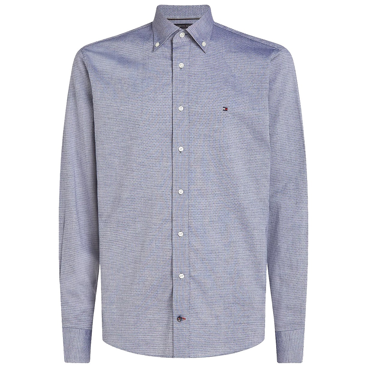 TOMMY HILFIGER Marškiniai ilgomis rankovėmis vyrams, Mėlyna, Cl-w oxford dobby rf shirt 1