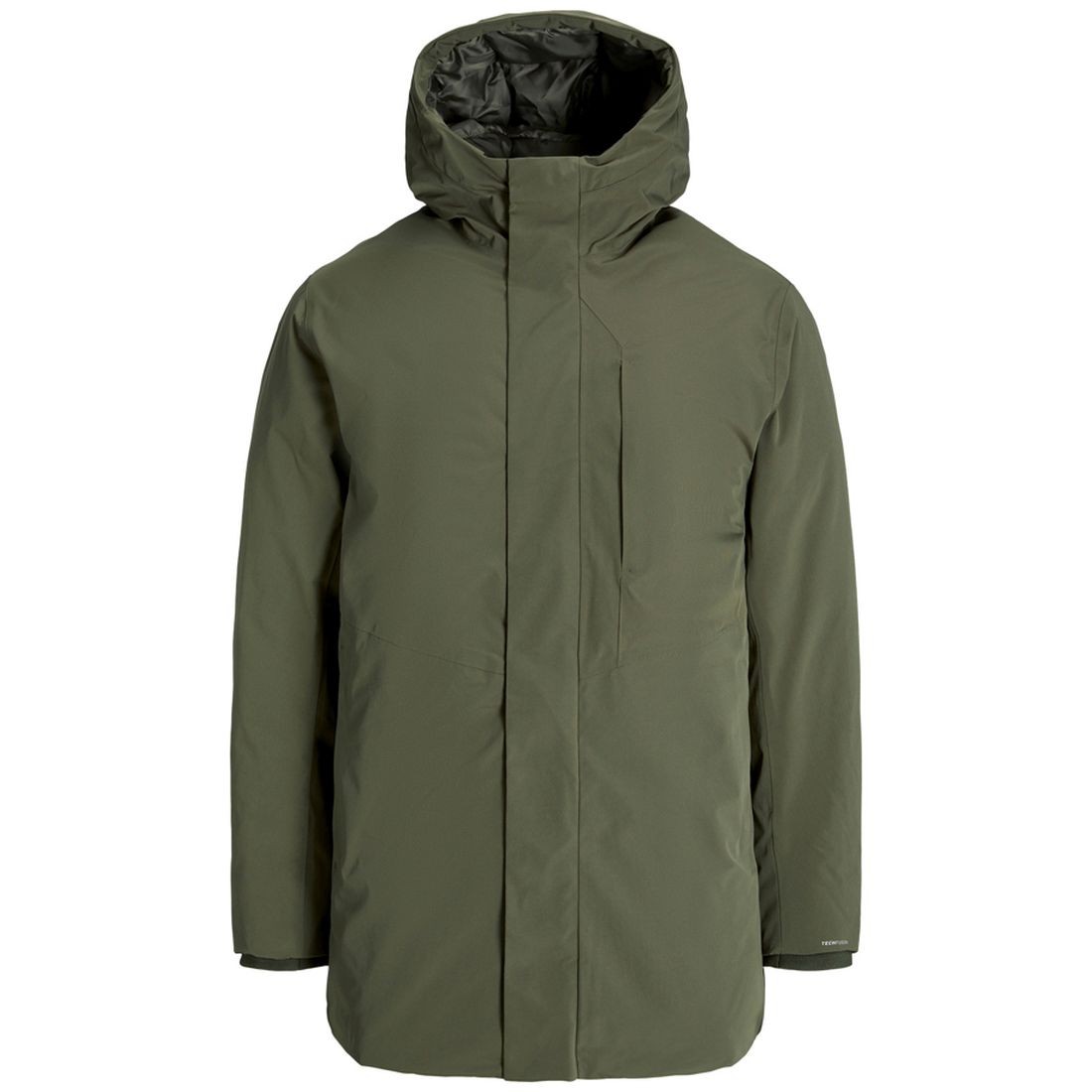 JACK & JONES Pūkinis paltas vyrams, Chaki, Keen parka