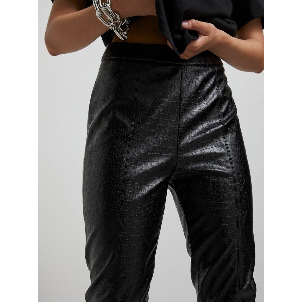 PIECES Megztinis moterims, Juoda, PCEMEVIA HW ANKLE PA 4