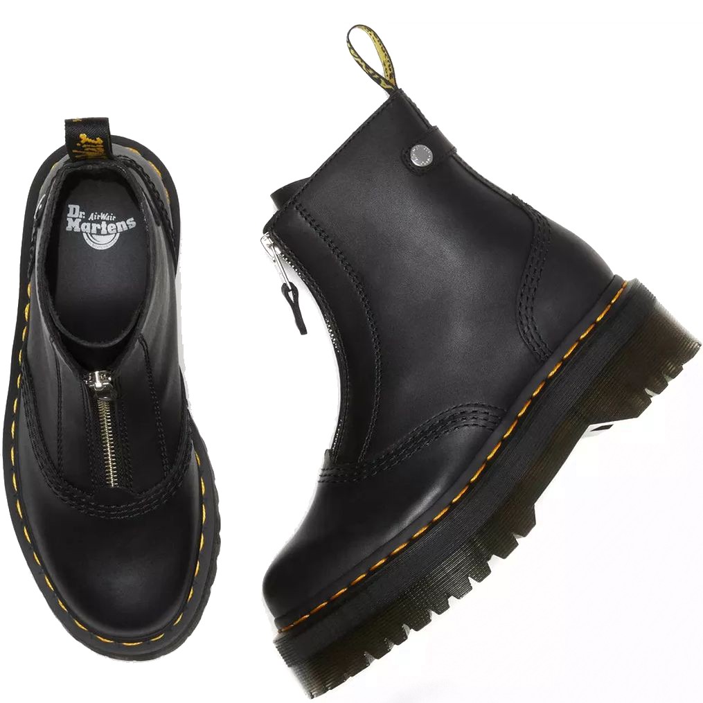 DR. MARTENS Aulinukai moterims, Juoda, Jetta Sendal Booties 5