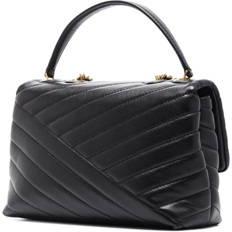 TORY BURCH Rankinė per petį moterims, Juoda, Small kira chevron shoulderbag 2