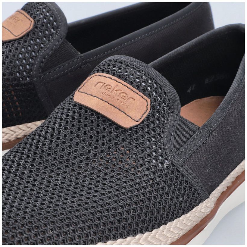 RIEKER Laisvalaikio bateliai vyrams, Juoda, LEISURE 3